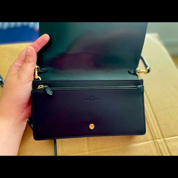 Brown/Black Coach small crossbody - Picture 2 of 4